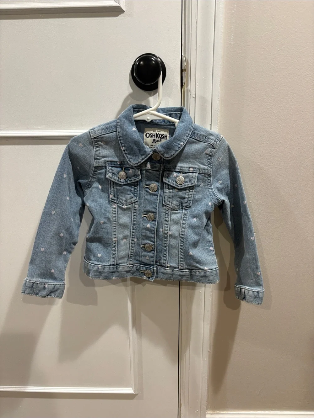 OshKosh B'gosh Light Blue Denim Jacket with Peter Pan Collar
